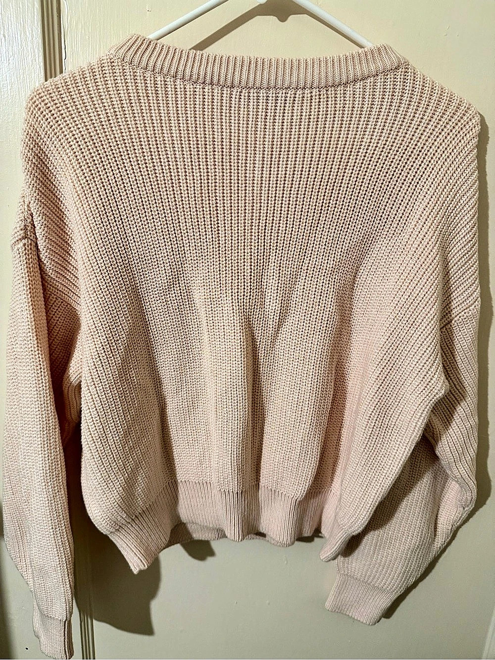 Brandy Melville Pink Crew Neck Sweater